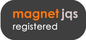 Magnet Registered badge